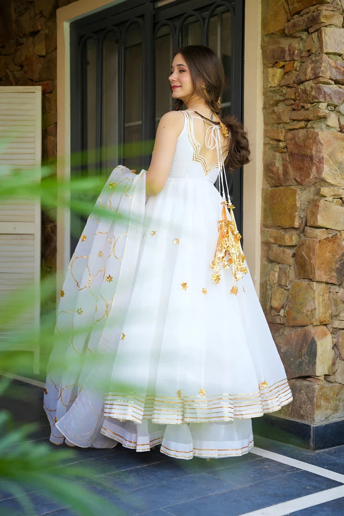 Elowen Ribbon Embroidered Anarkali Set ✨🌸