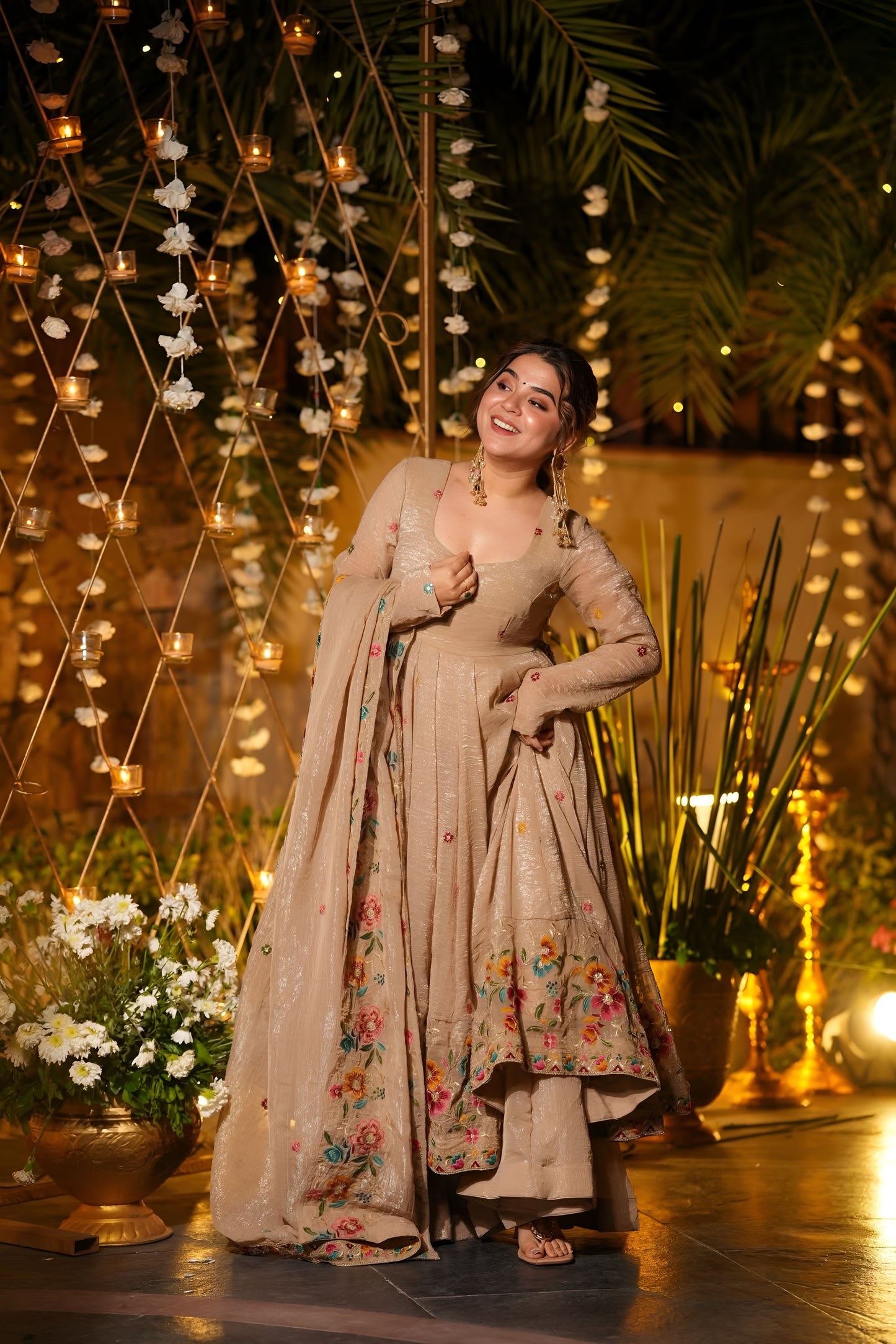 Wedding Wear Embroidered Anarkali Outfit