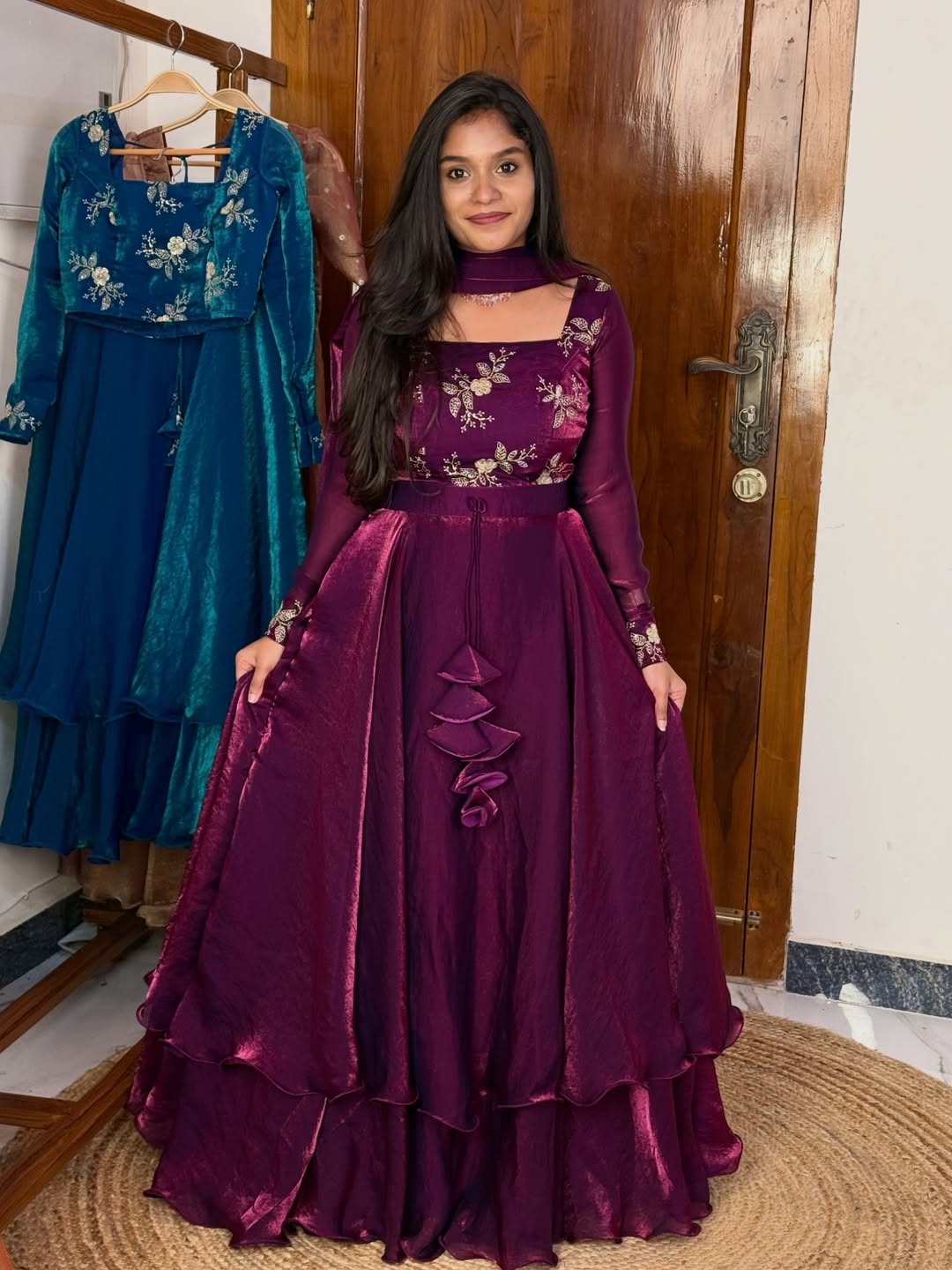 lanira 3-In-1 Fandy Satin Lehenga Set ✨👑
