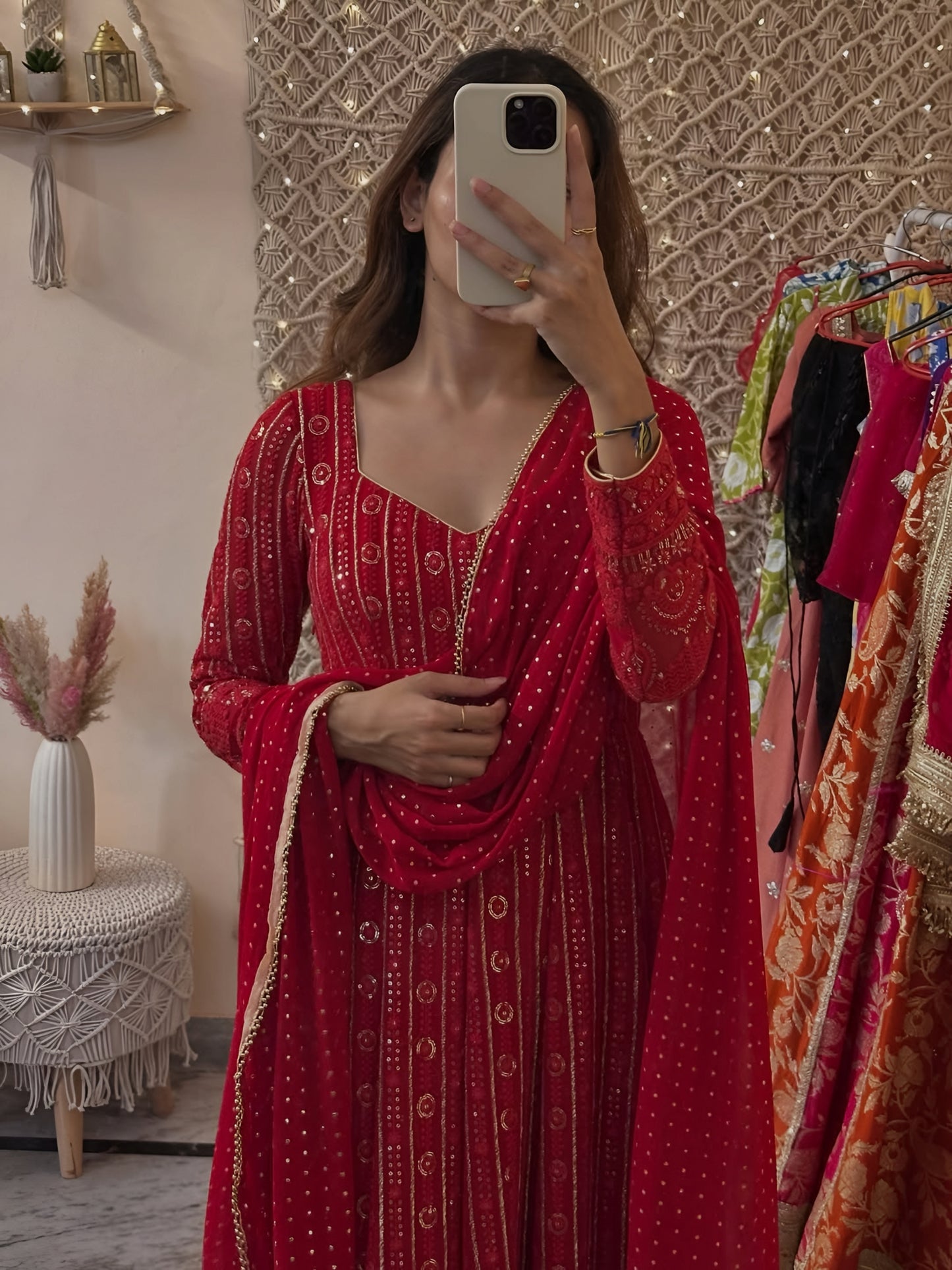 Mehernoor Lakhnavi Anarkali Suit Set ✨🌙