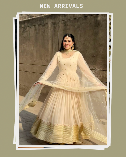 Designer Georgette Ethnic Wear Set with Dupatta