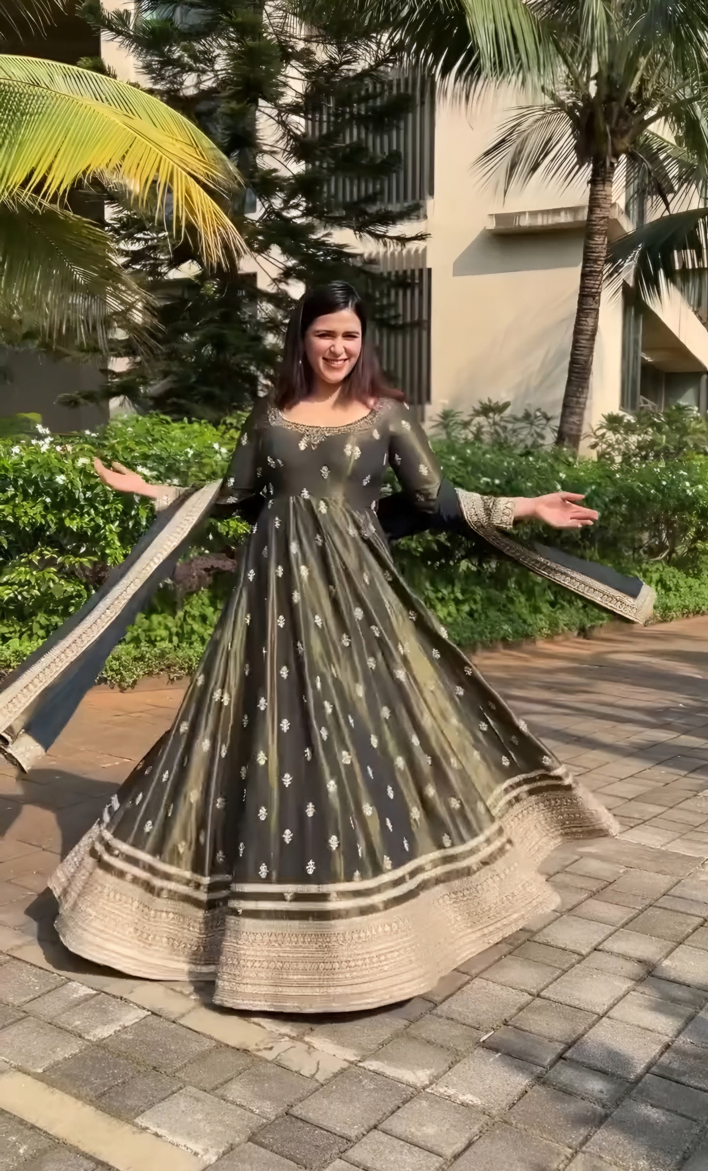 Designer Eid Collection Anarkali Outfit