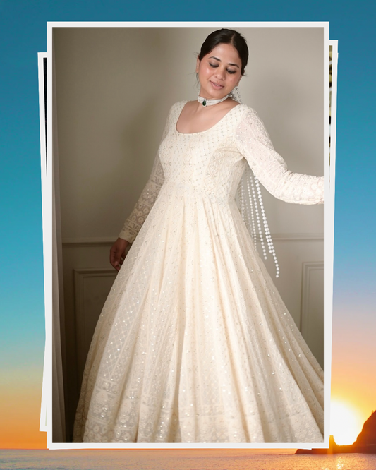 Heavy Zari Embroidered Traditional Suit Set