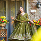 Elegant Soft Crunchy Silk Anarkali Set ✨