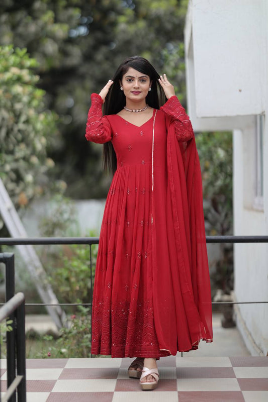 Mehrunisa Royal Georgette Anarkali Set ✨❤️