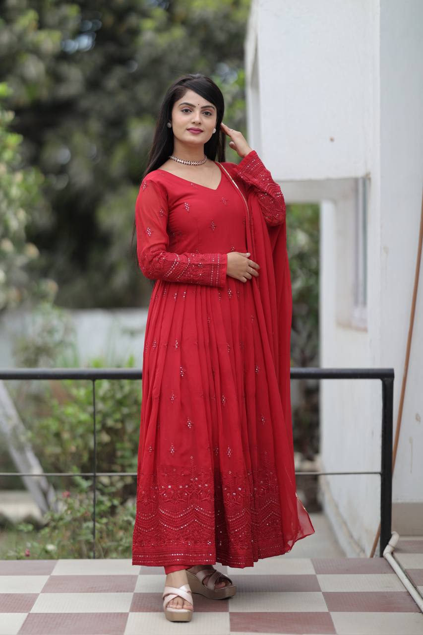Mehrunisa Royal Georgette Anarkali Set ✨❤️