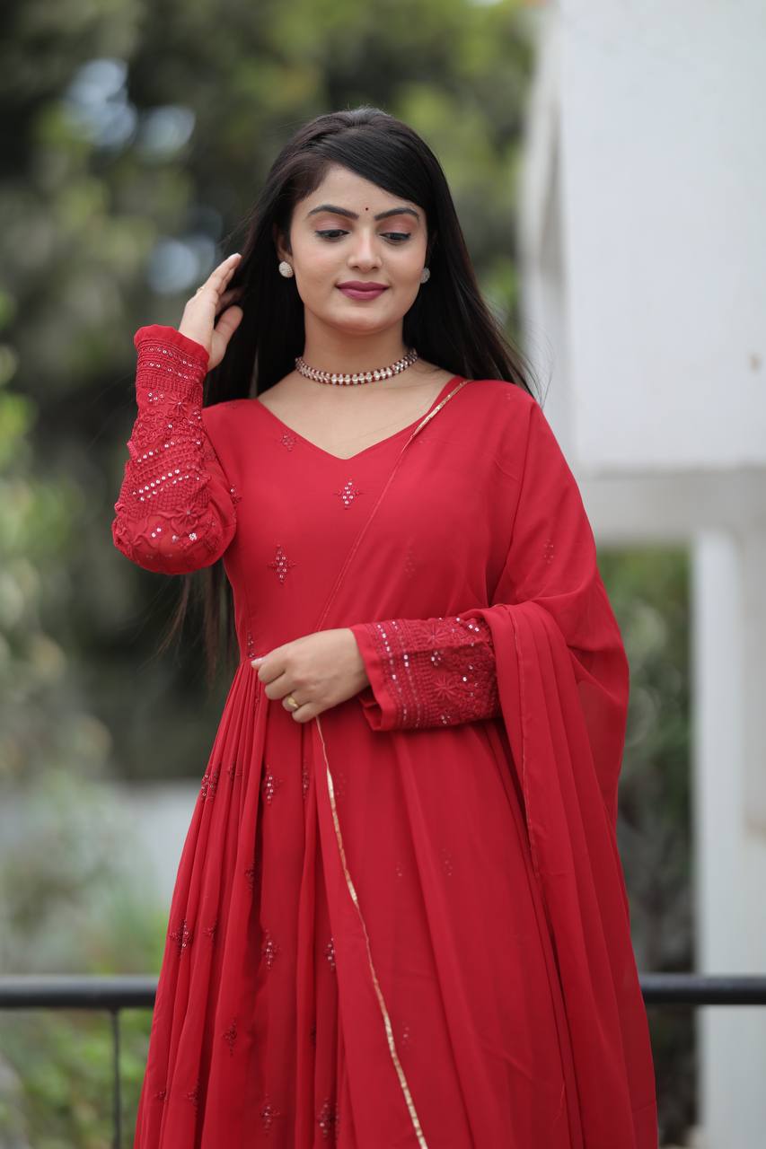 Mehrunisa Royal Georgette Anarkali Set ✨❤️