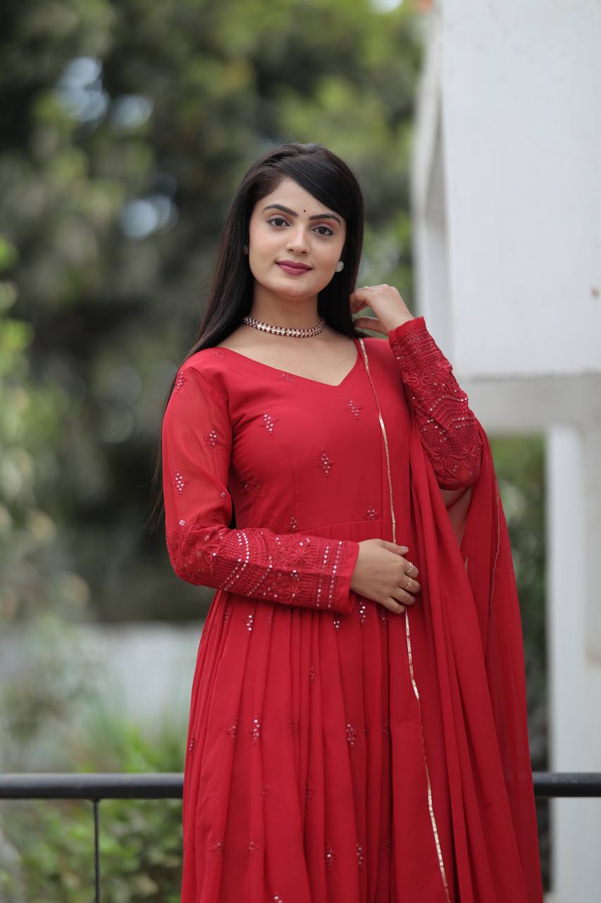 Mehrunisa Royal Georgette Anarkali Set ✨❤️