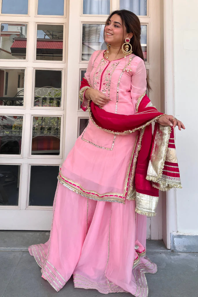 Wedding Wear Sharara Suit Set For Women 💖