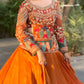 Royal Wedding Wear Chinon Silk Lehenga Choli