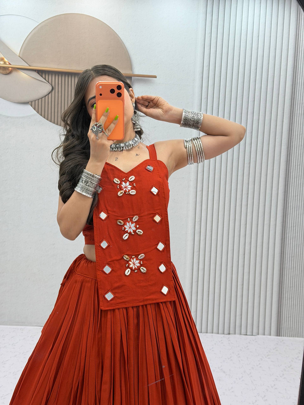 Navratri Special Pure Cotton Lehenga Choli