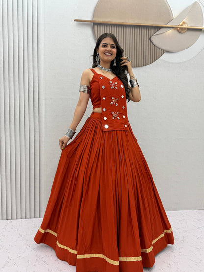 Navratri Special Pure Cotton Lehenga Choli