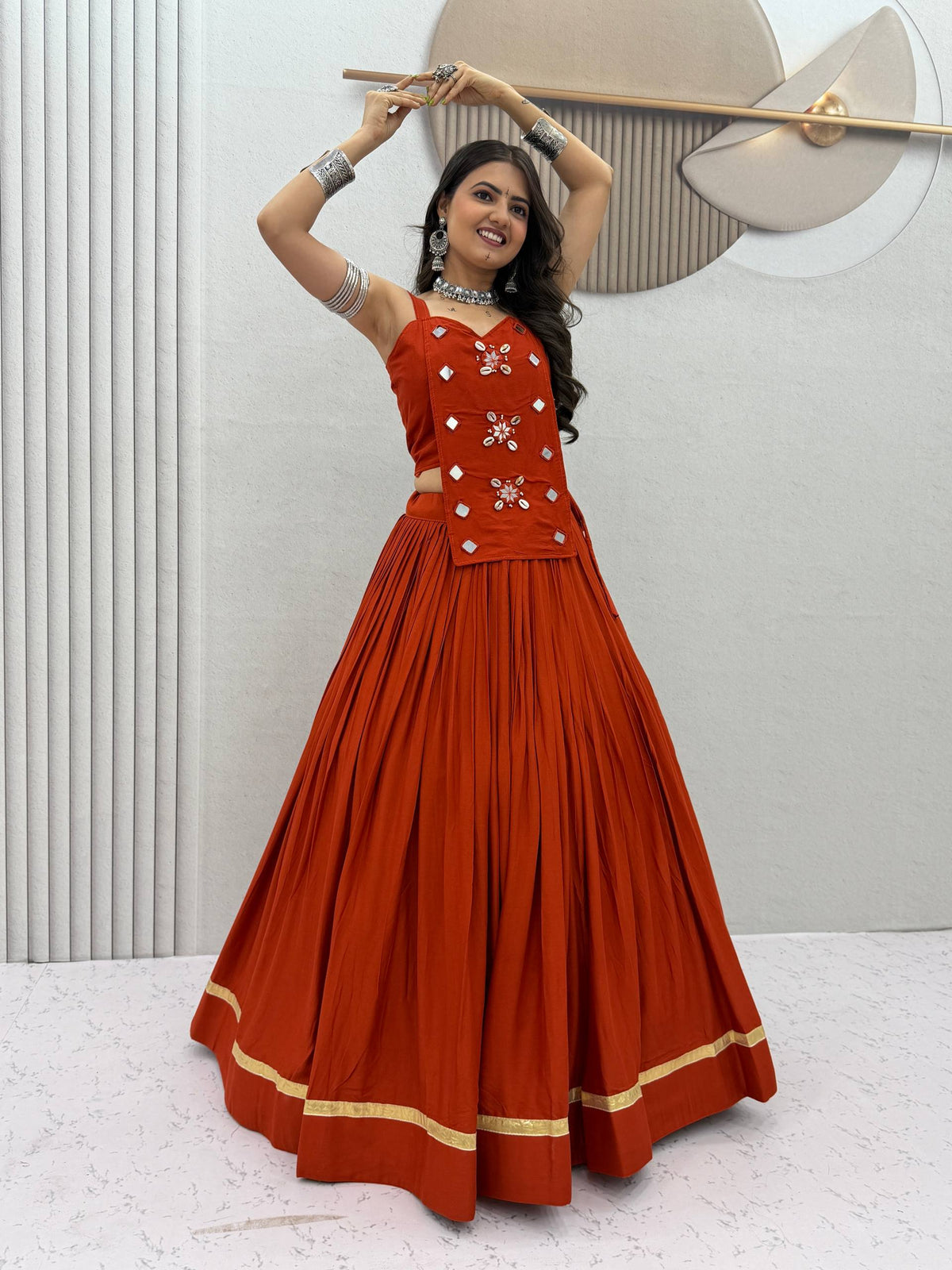 Navratri Special Pure Cotton Lehenga Choli