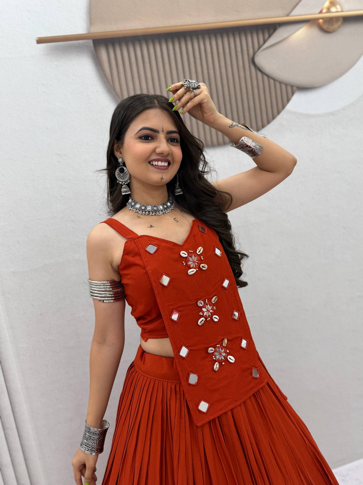 Navratri Special Pure Cotton Lehenga Choli