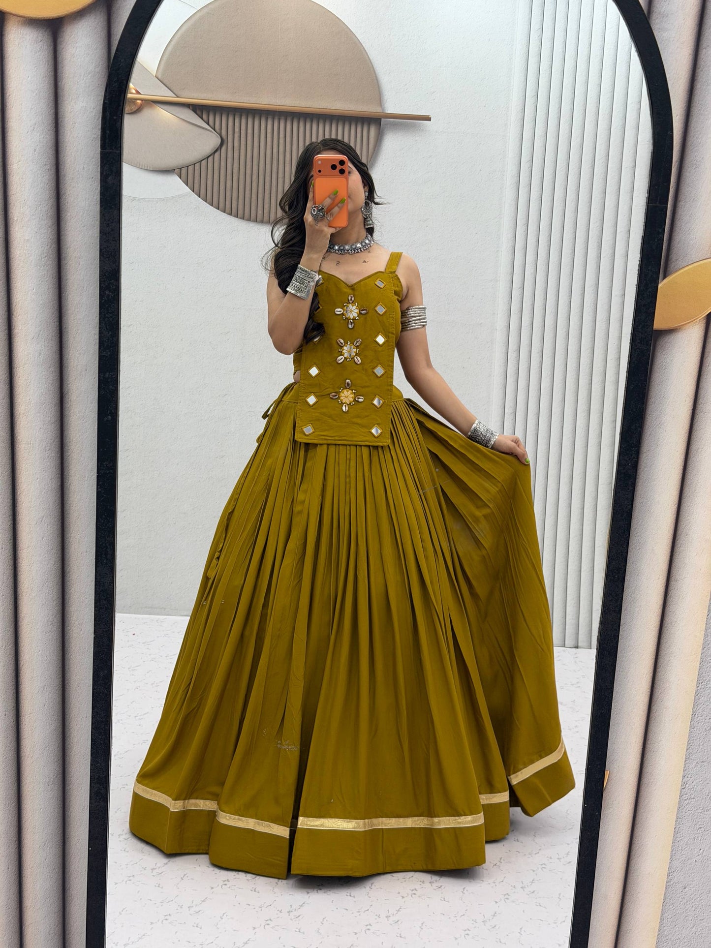 Navratri Special Pure Cotton Lehenga Choli
