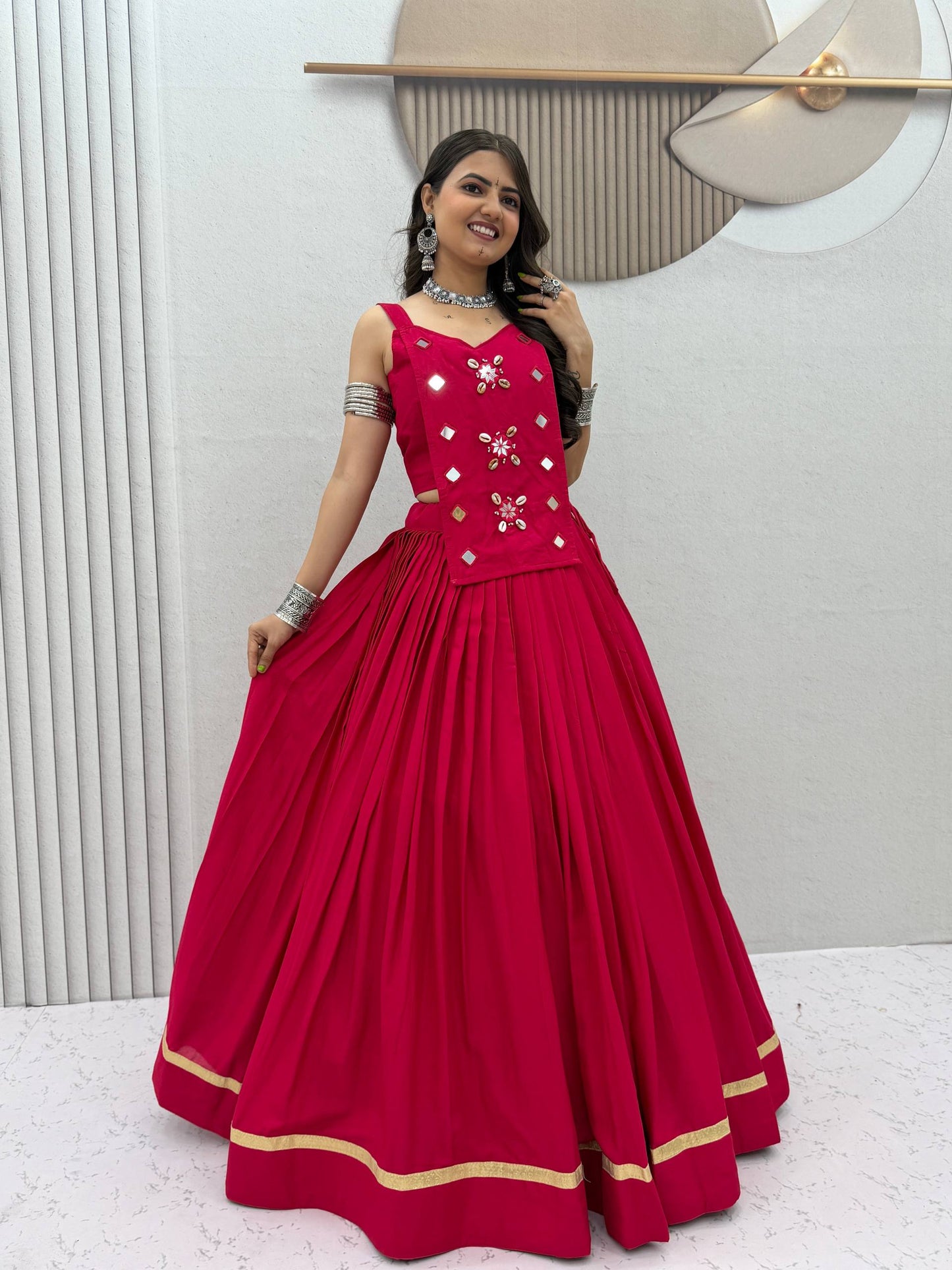 Navratri Special Pure Cotton Lehenga Choli