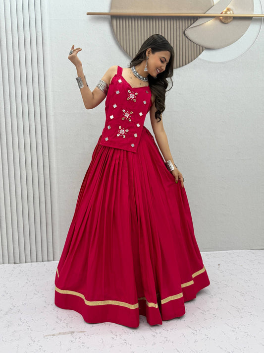 Navratri Special Pure Cotton Lehenga Choli