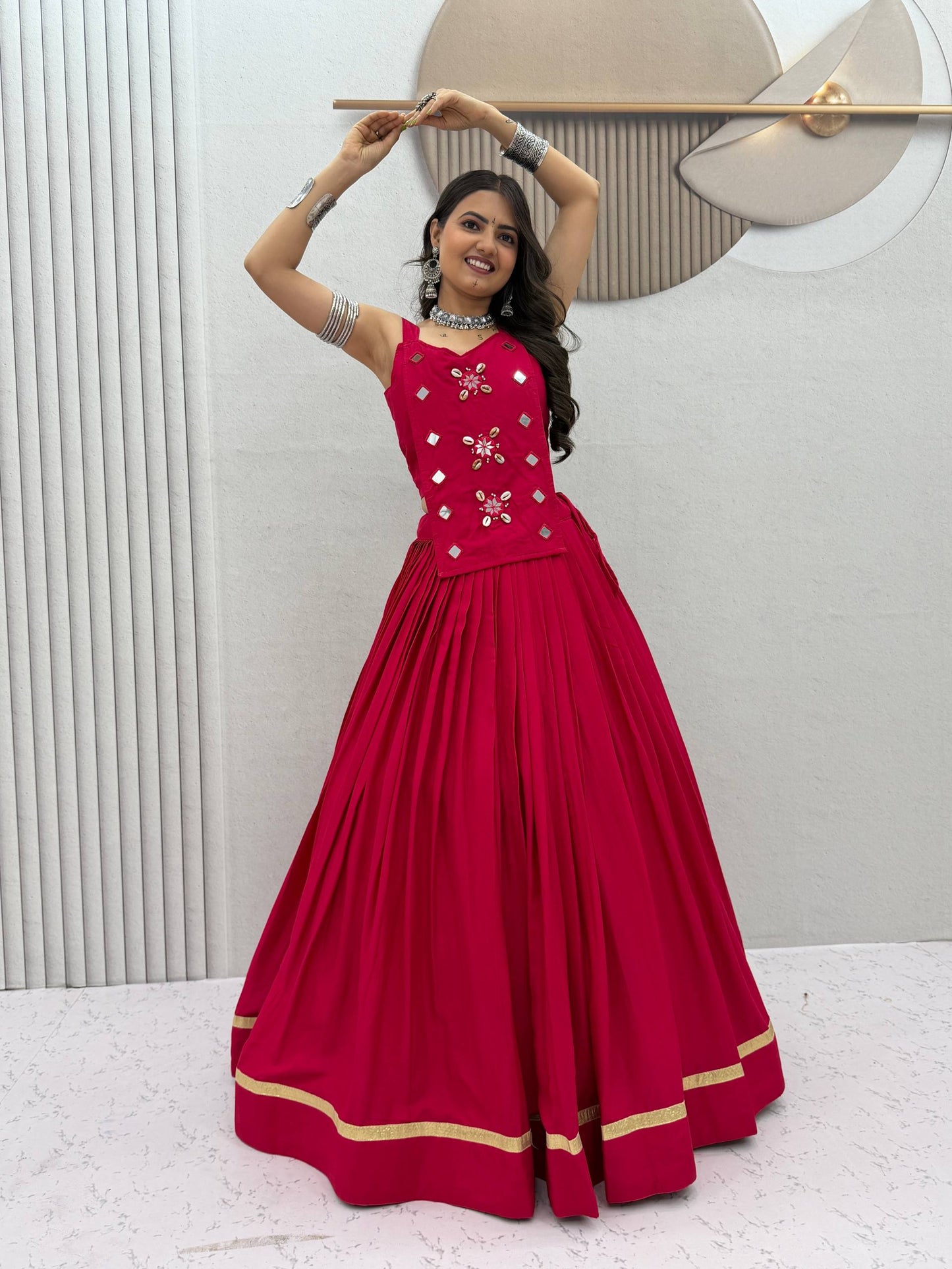 Navratri Special Pure Cotton Lehenga Choli