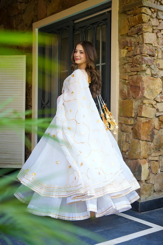 Elowen Ribbon Embroidered Anarkali Set ✨🌸