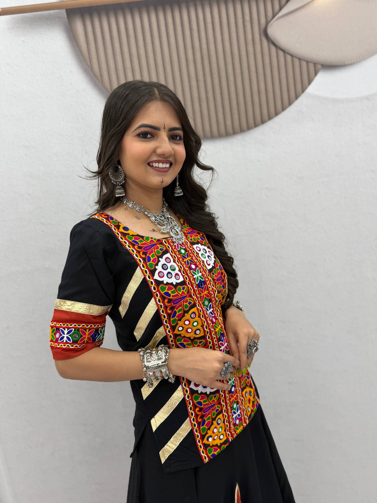 NAVRATRI SPECIAL PURE COTTON KEDIYU LEHENGA – 6 METER FLAIR