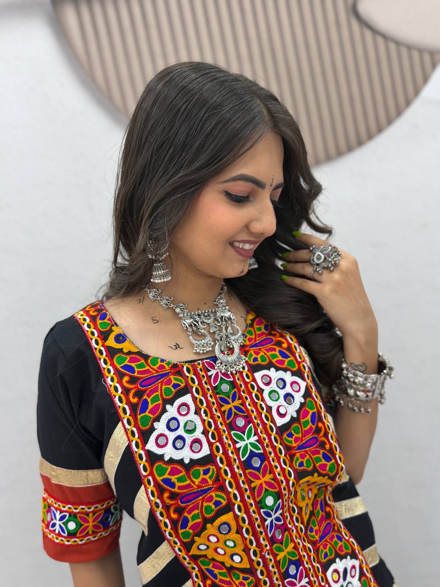 NAVRATRI SPECIAL PURE COTTON KEDIYU LEHENGA – 6 METER FLAIR