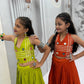 NAVRATRI SPECIAL KIDS LEHENGA CHOLI – MIRROR HANDWORK