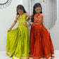 NAVRATRI SPECIAL KIDS LEHENGA CHOLI – MIRROR HANDWORK
