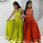 NAVRATRI SPECIAL KIDS LEHENGA CHOLI – MIRROR HANDWORK