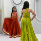 NAVRATRI SPECIAL KIDS LEHENGA CHOLI – MIRROR HANDWORK