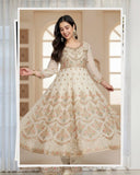 Elegant Faux Blooming Anarkali Suit Set For Women – Wedding &amp; Festive Collection