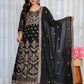 Elegant Faux Blooming Anarkali Suit Set For Women – Wedding &amp; Festive Collection