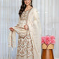 Elegant Faux Blooming Anarkali Suit Set For Women – Wedding &amp; Festive Collection
