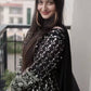 Zareen Noir Embroidered Plazo Suit Set ✨🖤
