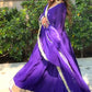 Women’s Purple Festive Wear Anarkali Suit (3 PCS)