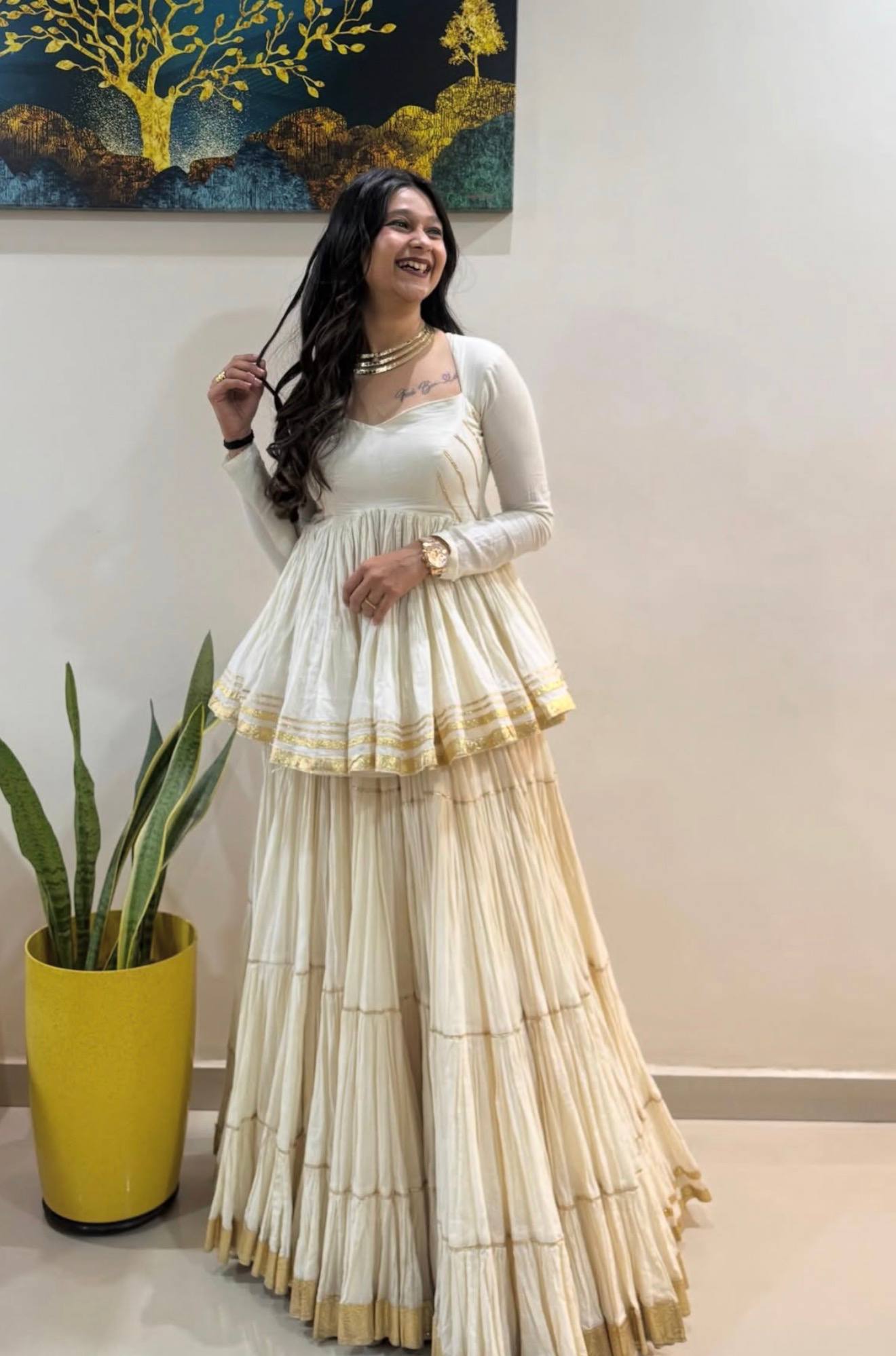 NAVRATRI SPECIAL PURE COTTON KEDIYU LEHENGA – 12 METER FLAIR