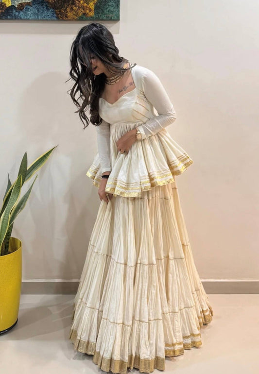 NAVRATRI SPECIAL PURE COTTON KEDIYU LEHENGA – 12 METER FLAIR