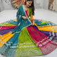 NAVRATRI SPECIAL GEORGETTE LEHENGA CHOLI – 6 METER FLAIR