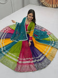 NAVRATRI SPECIAL GEORGETTE LEHENGA CHOLI – 6 METER FLAIR