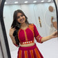 NAVRATRI SPECIAL PURE COTTON LEHENGA CHOLI – REAL HANDWORK