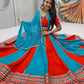 NAVRATRI SPECIAL PURE COTTON LEHENGA CHOLI – REAL HANDWORK