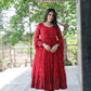 Mehernoor Maroon Sequin Anarkali Set ✨❤️