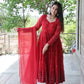 Mehernoor Maroon Sequin Anarkali Set ✨❤️