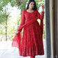 Mehernoor Maroon Sequin Anarkali Set ✨❤️