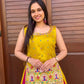 NAVRATRI SPECIAL VICHITRA SILK LEHENGA CHOLI WITH SHRUG