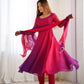 Trendy Colorful Fox Georgette Anarkali Suit Set For Women 🌈