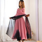 Trendy Colorful Fox Georgette Anarkali Suit Set For Women 🌈