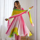 Trendy Colorful Fox Georgette Anarkali Suit Set For Women 🌈