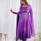 Trendy Colorful Fox Georgette Anarkali Suit Set For Women 🌈