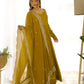 Luxury Roman Silk Chanderi Fully Flared Anarkali Suit Set For Women ✨