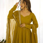 Luxury Roman Silk Chanderi Fully Flared Anarkali Suit Set For Women ✨